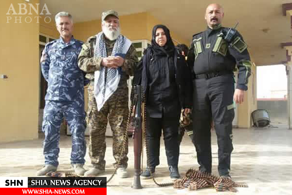 زنی که فرمانده نیروهای بسیج مردمی عراق در جنگ با داعش است + تصاویر