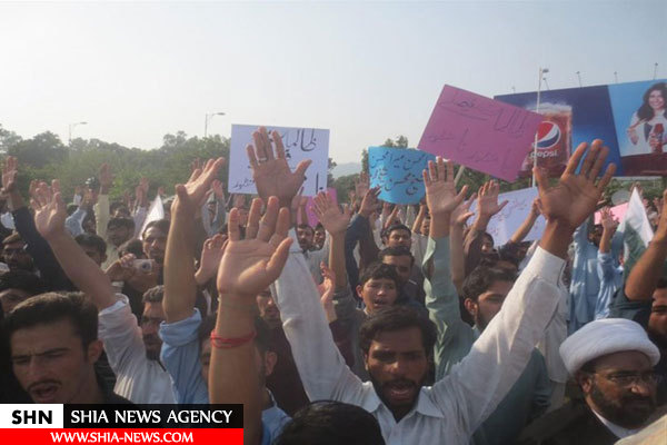 اقدام پلیس علیه علمای شیعه در پاکستان مردم را به خیابا‌ن‌ کشاند + تصاویر