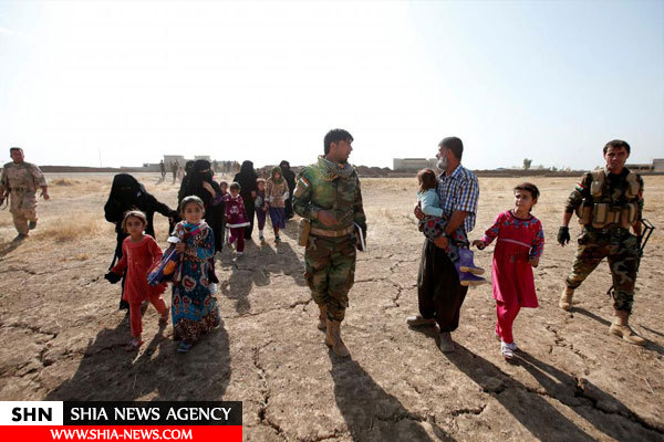تصاویر فرار خطرناک از دست داعش