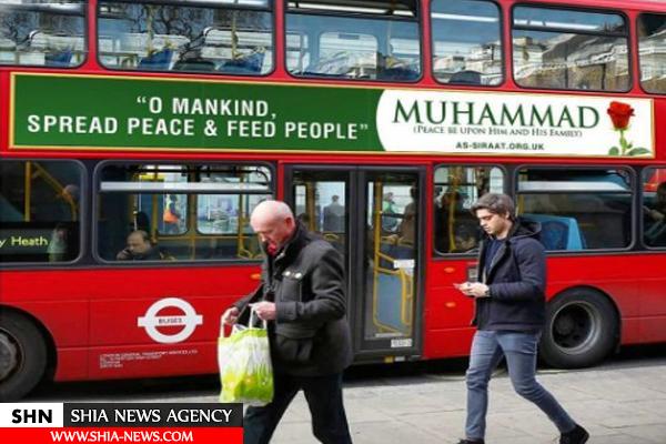 تبلیغ اسلام بر روی اتوبوسهای شهرهای انگلیس
