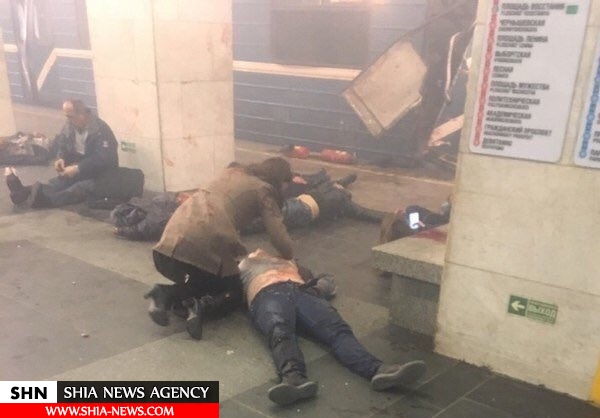 انفجار در متروی شهر سن‌پترزبورگ روسیه+ تصاویر