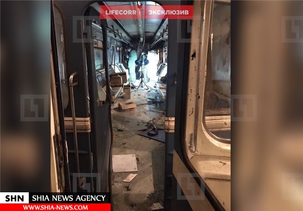 انفجار در متروی شهر سن‌پترزبورگ روسیه+ تصاویر