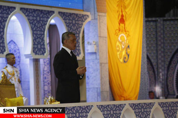 حضور پادشاه تایلند در مراسم مولود النبی(ص) + تصویر
