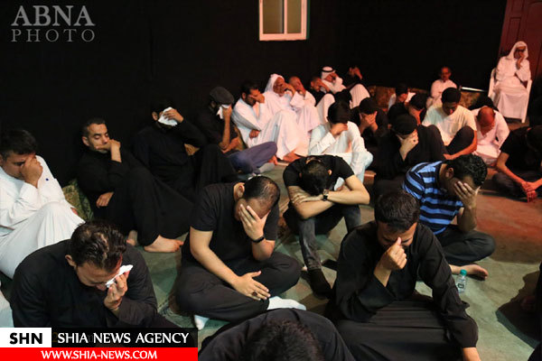 تصاویر عزاداری شیعیان عربستان در سوگ وفات حضرت زینب(س)