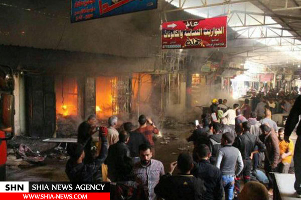 داعش بازار یونس پیامبر در موصل را بمباران کرد