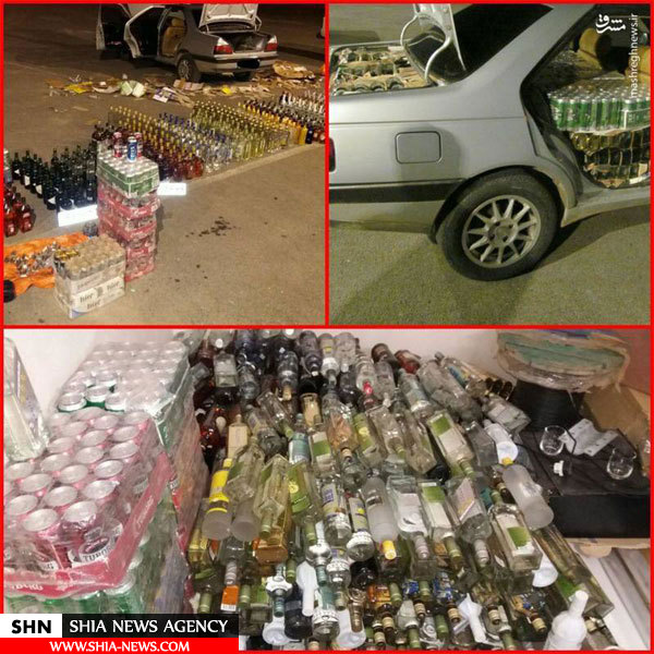 تصویر کشف مشروبات الکلی در مازندران