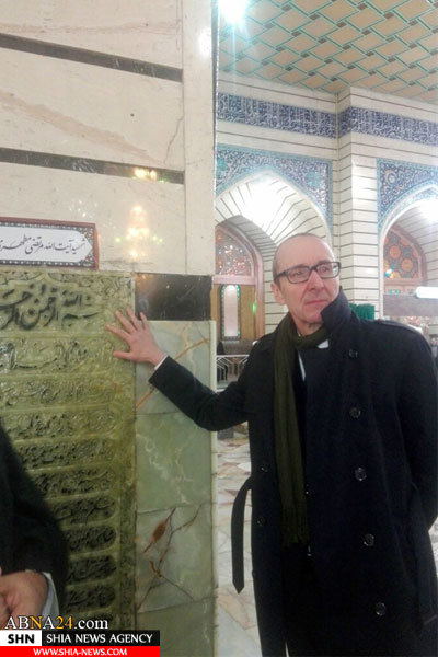 تشرف سفیر اتریش در ایران به حرم حضرت معصومه(س) + تصویر