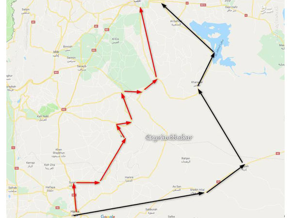 پیشروی بی‌سابقه ارتش سوریه در جنوب حلب +نقشه