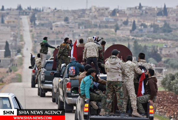 حمله ارتش ترکیه به نیروهای مردمی سوریه در عفرین