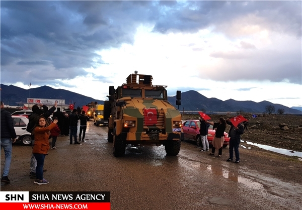 یگان‌های ویژه ترکیه وارد منطقه عفرین شدند+ تصویر
