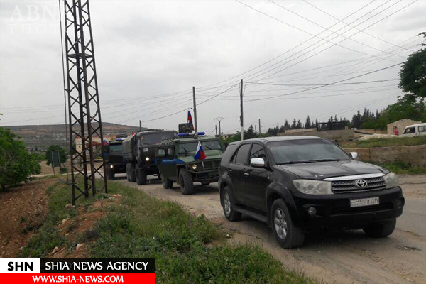 ورود نظامیان ارتش روسیه به شهر عفرین در شمال سوریه + تصاویر
