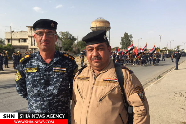 تصاویر رژه نیروهای پلیس اتحادیه عراق در موصل