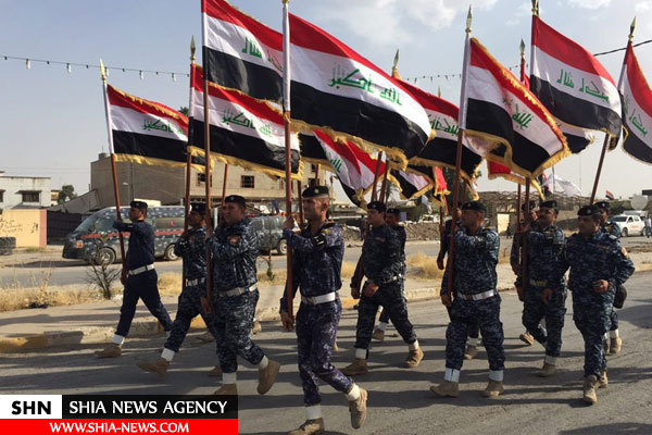 تصاویر رژه نیروهای پلیس اتحادیه عراق در موصل