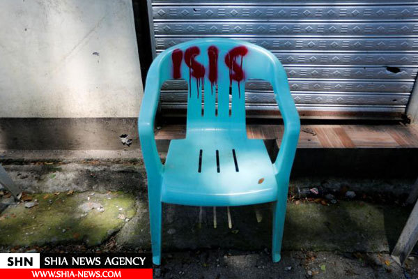 نشانه های داعش روی در و دیوار فیلیپین+ تصاویر