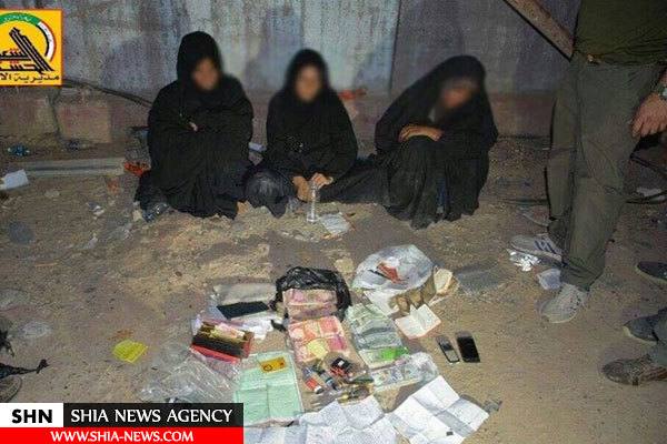بازداشت ۷ زن انتحاری عضو داعش در صلاح‌الدین