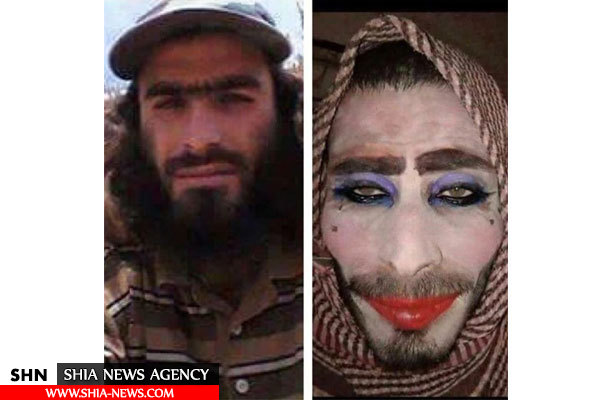 داعشی‌هایی که با لباس زنانه و آرایش از موصل فرار می‌کردند+ تصاویر