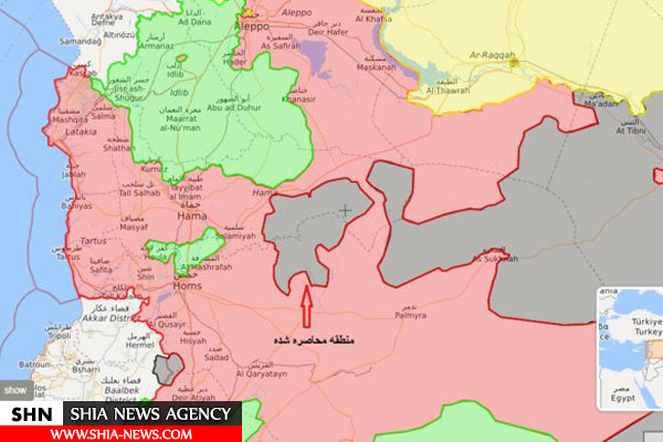ارتش سوریه اعضای داعش را در بادیه به محاصره درآورد