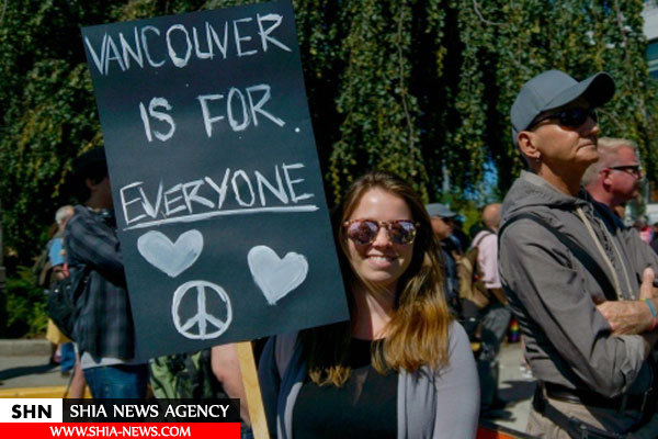 برگزاری تظاهرات گسترده در کانادا برای حمایت از مهاجران+ تصاویر