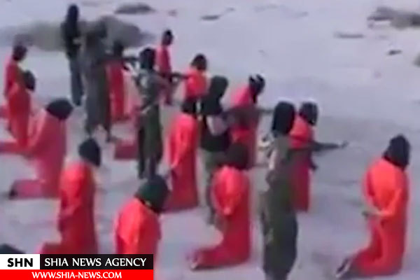 اعدام 18 داعشی به سبک داعشی + تصاویر