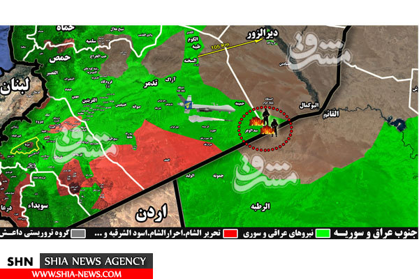جزئیات دفع حملات بی سابقه داعش توسط یگان پهپادی سپاه پاسداران+ نقشه میدانی