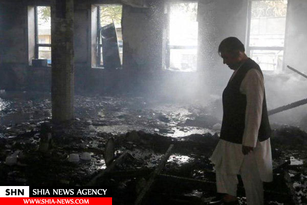 تصاویر جنایت خونبار مسجد امام زمان(ع) در غرب کابل