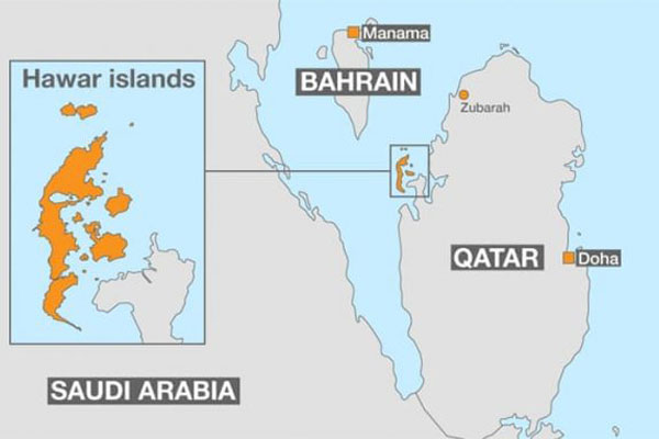 بحرین مدعی خاک قطر شد + نقشه