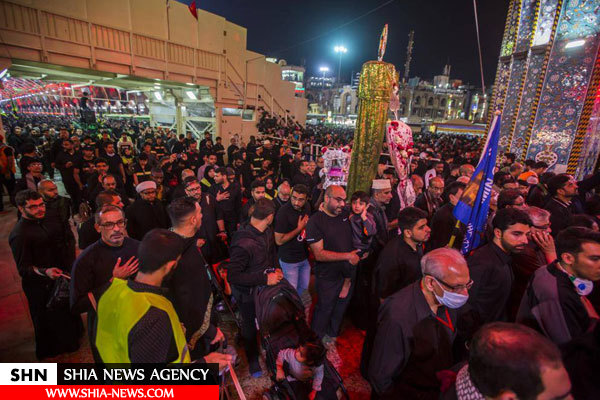 تصاویری از شب اربعین حسینی در بین‌الحرمین