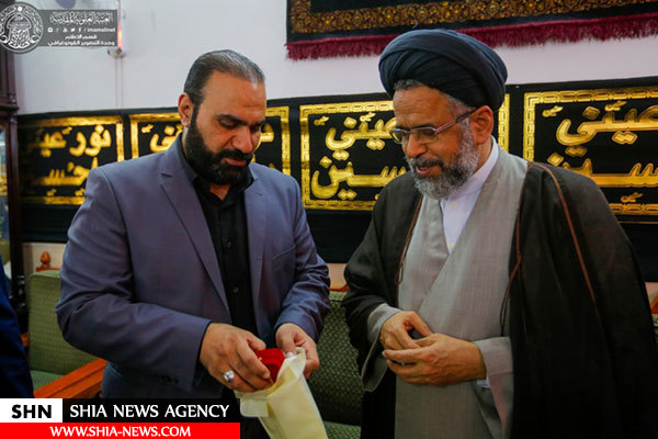 وزیر اطلاعات ایران به زیارت حرم امام علی(ع) مشرف شد