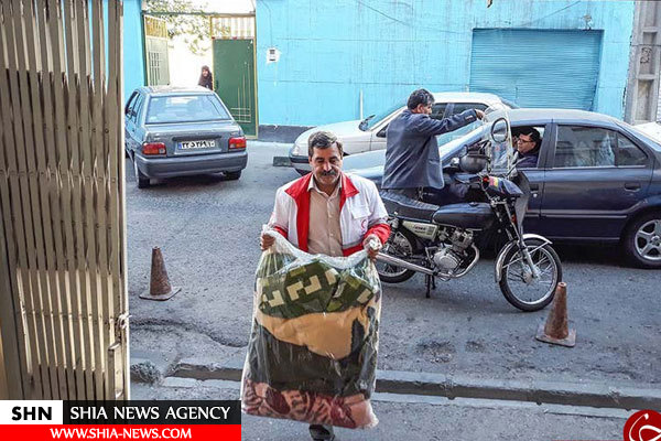تصاویر کمک‌های مردم تهران به زلزله‌زدگان کرمانشاه