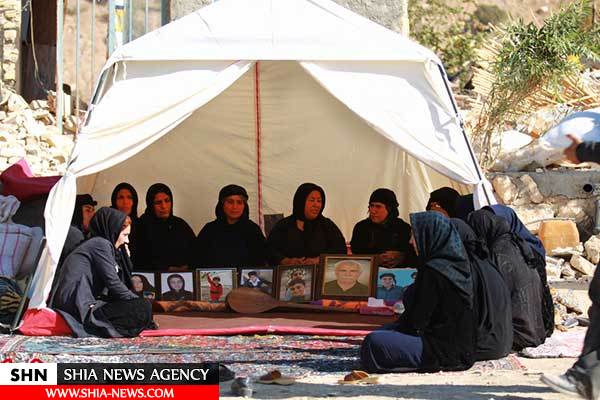 عکسی تکان‌دهنده از یک چادر امدادی در کرمانشاه