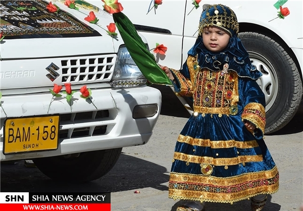 جشن‌های میلاد پیامبر در پاکستان به روایت تصویر