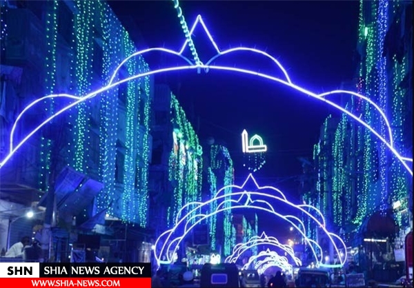 جشن‌های میلاد پیامبر در پاکستان به روایت تصویر