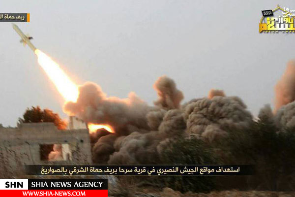حمله تروریست‌های چچنی به حماه سوریه+ تصویر