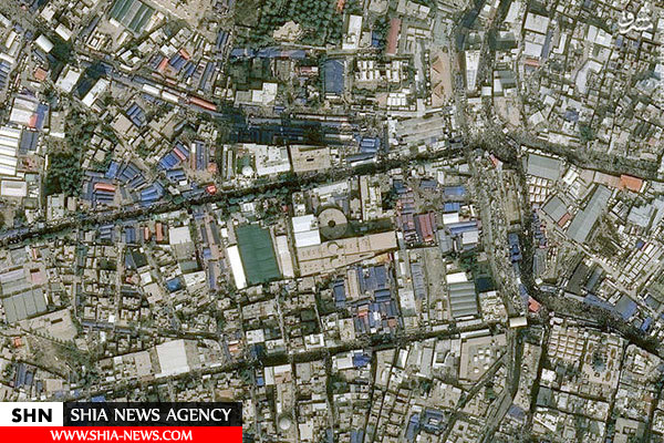 تصاویر ماهواره‌ای جدید از پیاده‌روی اربعین 96