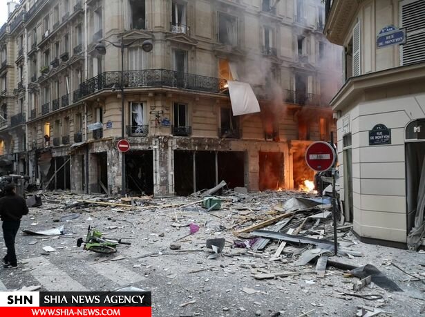 وقوع انفجاری مهیب در مرکز پاریس