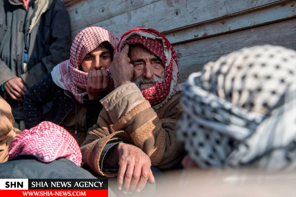 فرار غیرنظامیان از باغوز سوریه