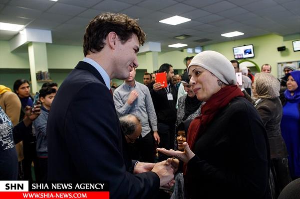 بازدید خصوصی نخست وزیر کانادا از مسجد کبک