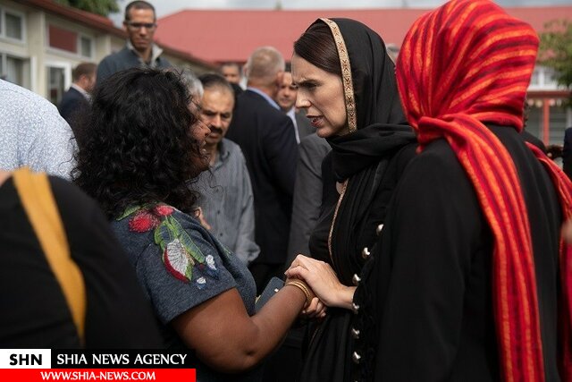 نخست‌ وزیر نیوزیلند حجاب گذاشت + تصاویر