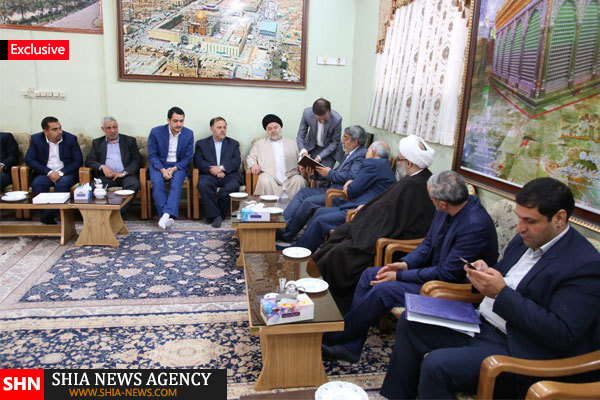 دیدار وزیر کشور با نماینده آیت الله سیستانی + تصاویر