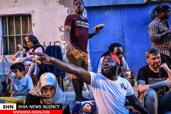 ضیافت افطاری برای پناهجویان و مهاجرین در آنکارا + تصاویر