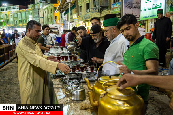 افطار با طعم چای سادات کربلا+ تصاویر