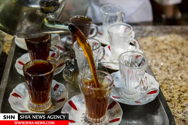 افطار با طعم چای سادات کربلا+ تصاویر