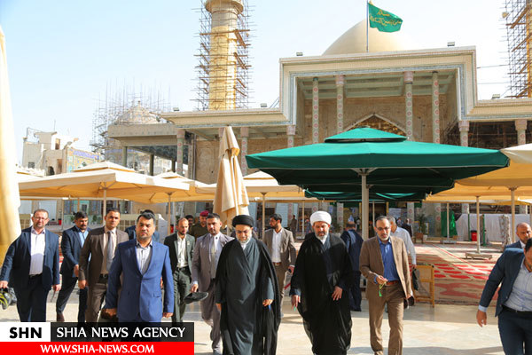 تصاویر بازدید رئیس اوقاف شیعیان عراق از آستان مقدس عسکریین(ع)