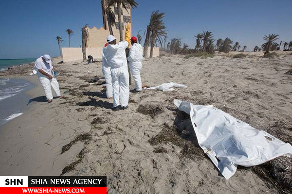تصاویر اجساد مهاجران در سواحل لیبی (+13)