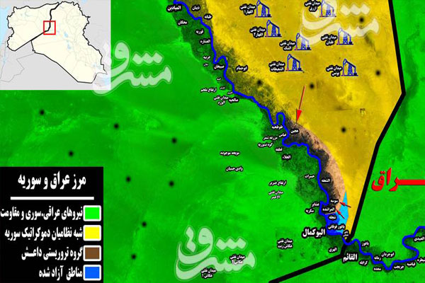 ورود مستقیم نیروهای ویژه به نبردهای شرق فرات+ نقشه میدانی