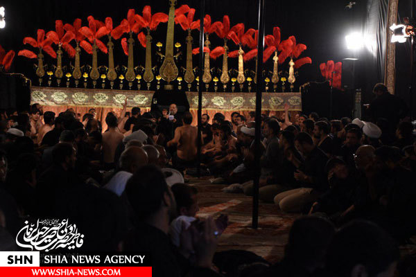 گزارش تصویری/ سوگواری شهادت حضرت رقیه سلام الله علیها در دفتر آیت الله وحید خراسانی