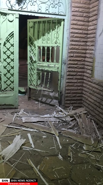 افراد ناشناس به یک مسجد در بصره حمله کردند+ تصاویر