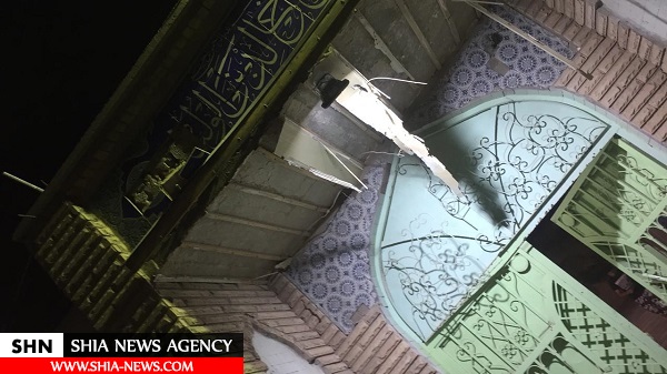 افراد ناشناس به یک مسجد در بصره حمله کردند+ تصاویر