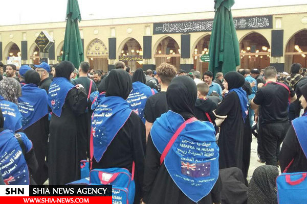 شیعیان استرالیایی در مسجد کوفه