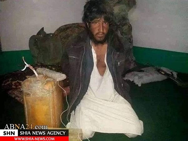 بازداشت یک تروریست با بمب بشکه‌ای در مسجدی در هلمند